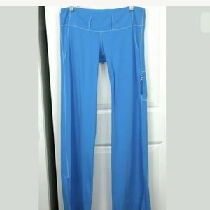 Lululemon Bright Blue Flared Stretch Pants Size 6